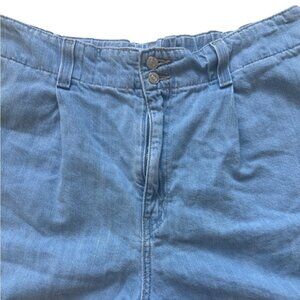Levi’s Blue Light Wash Shorts Sz 10 High Waist Denim Casual